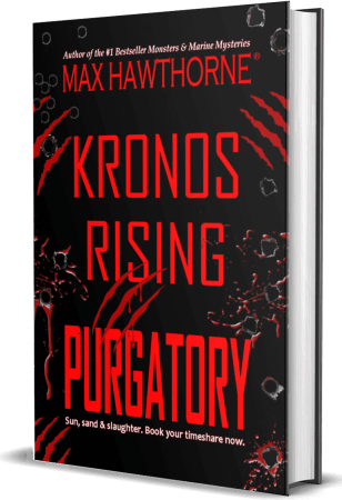 A book cover with red and black lettering.